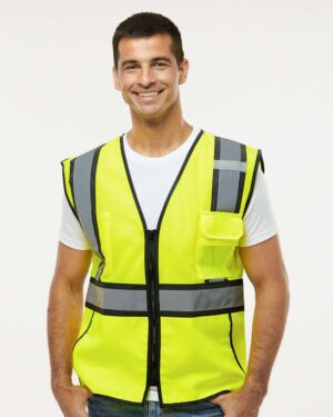 Kishigo Unisex Standard Contrast Vest - Image 4