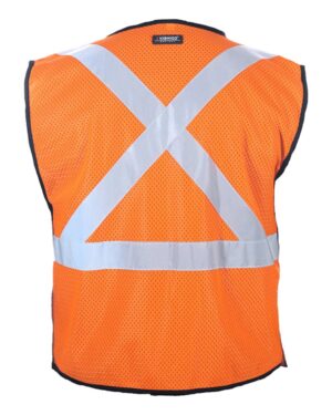 Kishigo Unisex X-Back Breakaway Vest - Image 4