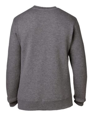 J. America Unisex Premium Fleece Crewneck Sweatshirt - Image 4