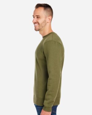 J. America Unisex Premium Fleece Crewneck Sweatshirt - Image 8
