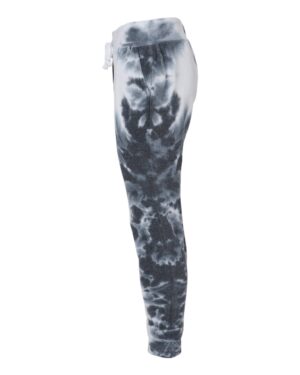 J. America Unisex Tie-Dyed Fleece Joggers - Image 3
