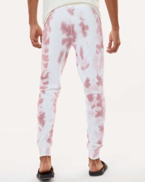 J. America Unisex Tie-Dyed Fleece Joggers - Image 12