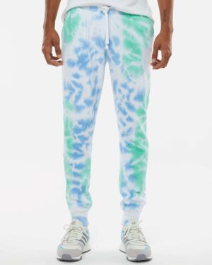 J. America Unisex Tie-Dyed Fleece Joggers - Image 22