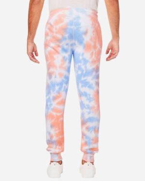 J. America Unisex Tie-Dyed Fleece Joggers - Image 42