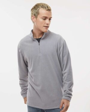 Augusta Sportswear Unisex Eco Revive™ Micro-Lite Fleece Quarter-Zip Pullover - Image 4