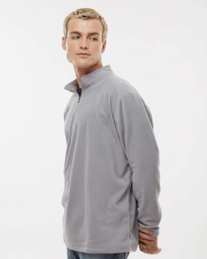 Augusta Sportswear Unisex Eco Revive™ Micro-Lite Fleece Quarter-Zip Pullover - Image 5