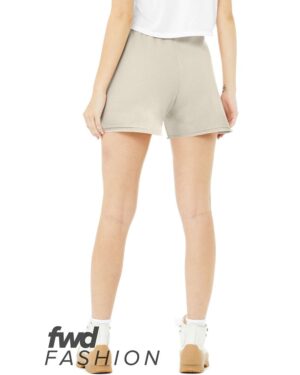 BELLA + CANVAS Women's FWD Fashion Cutoff Fleece Shorts - Image 8