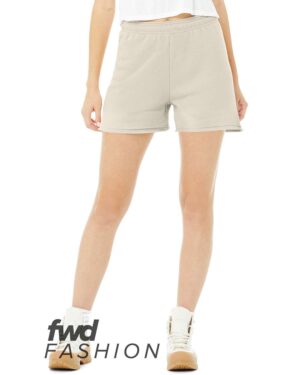 BELLA + CANVAS Women's FWD Fashion Cutoff Fleece Shorts - Image 7