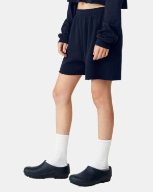 BELLA + CANVAS Women's FWD Fashion Cutoff Fleece Shorts - Image 16