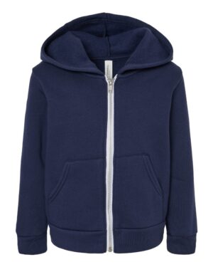 BELLA + CANVAS Toddler Sponge Fleece Full-Zip Hoodie Sweatshirt - Image 13