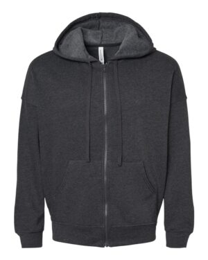 BELLA + CANVAS Unisex Sponge Fleece DTM Full-Zip Hoodie Sweatshirt - Image 10