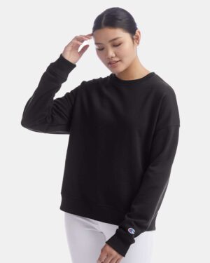 Champion Women's Powerblend® Crewneck Sweatshirt - Image 4