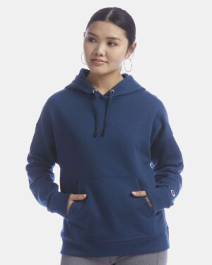 Champion Women's Powerblend® Hooded Sweatshirt - Image 10
