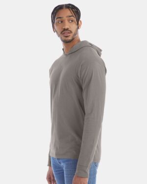 ComfortWash by Hanes Unisex Garment-Dyed Jersey Hooded Long Sleeve T-Shirt - Image 11