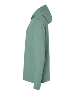 ComfortWash by Hanes Unisex Garment-Dyed Jersey Hooded Long Sleeve T-Shirt - Image 15