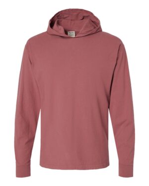 ComfortWash by Hanes Unisex Garment-Dyed Jersey Hooded Long Sleeve T-Shirt - Image 25