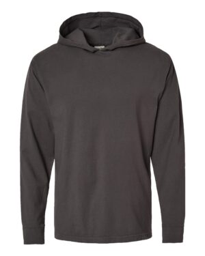 ComfortWash by Hanes Unisex Garment-Dyed Jersey Hooded Long Sleeve T-Shirt - Image 31
