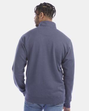 ComfortWash by Hanes Unisex Garment-Dyed Quarter-Zip Sweatshirt - Image 6