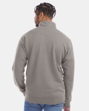 ComfortWash by Hanes Unisex Garment-Dyed Quarter-Zip Sweatshirt - Image 18