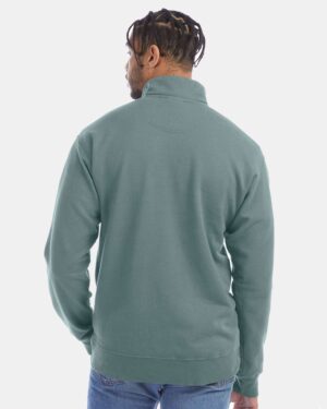 ComfortWash by Hanes Unisex Garment-Dyed Quarter-Zip Sweatshirt - Image 24