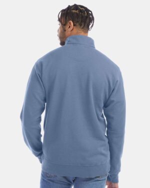 ComfortWash by Hanes Unisex Garment-Dyed Quarter-Zip Sweatshirt - Image 36