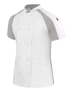 Chef Designs Women's Airflow Raglan Chef Coat - Image 15