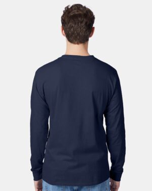 Hanes Men's Authentic Long Sleeve Pocket T-Shirt - Image 18
