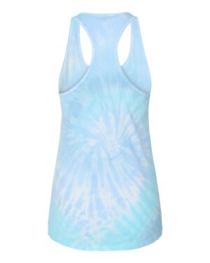 Colortone Women's Tie-Dyed Racerback Tank Top - Image 20