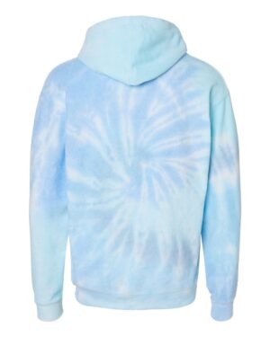 Colortone Unisex Tie-Dyed Cloud Inside-Out Fleece Hooded Sweatshirt - Image 15