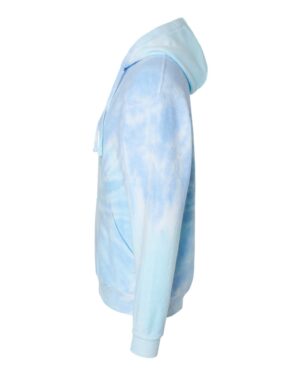 Colortone Unisex Tie-Dyed Cloud Inside-Out Fleece Hooded Sweatshirt - Image 16