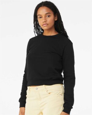 BELLA + CANVAS Women's Sponge Fleece Crewneck Sweatshirt - Image 8