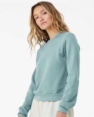 BELLA + CANVAS Women's Sponge Fleece Crewneck Sweatshirt - Image 20