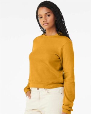 BELLA + CANVAS Women's Sponge Fleece Crewneck Sweatshirt - Image 26