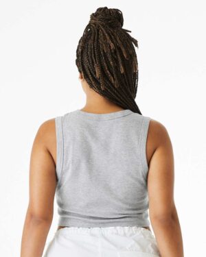 BELLA + CANVAS Women's Micro Rib Muscle Crop Tank - Image 6