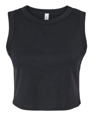 BELLA + CANVAS Women's Micro Rib Muscle Crop Tank - Image 7