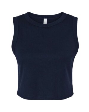 BELLA + CANVAS Women's Micro Rib Muscle Crop Tank - Image 25
