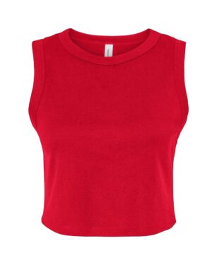 BELLA + CANVAS Women's Micro Rib Muscle Crop Tank - Image 31