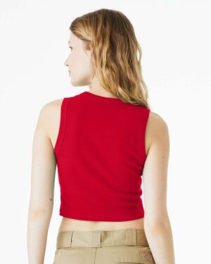 BELLA + CANVAS Women's Micro Rib Muscle Crop Tank - Image 36