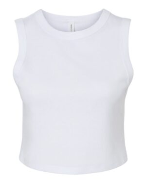 BELLA + CANVAS Women's Micro Rib Muscle Crop Tank - Image 37