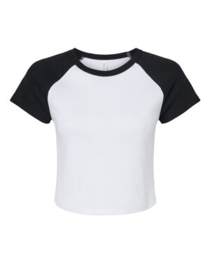 BELLA + CANVAS Women's Micro Rib Raglan Baby Tee - Image 13
