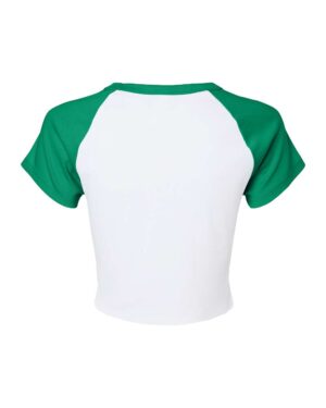 BELLA + CANVAS Women's Micro Rib Raglan Baby Tee - Image 20