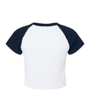 BELLA + CANVAS Women's Micro Rib Raglan Baby Tee - Image 26