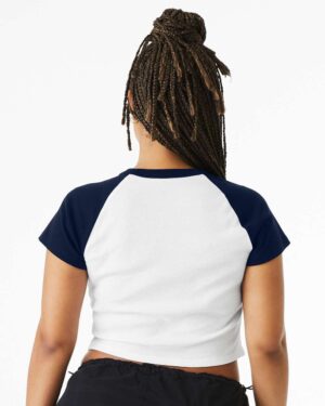 BELLA + CANVAS Women's Micro Rib Raglan Baby Tee - Image 30