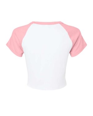 BELLA + CANVAS Women's Micro Rib Raglan Baby Tee - Image 32