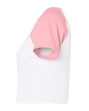 BELLA + CANVAS Women's Micro Rib Raglan Baby Tee - Image 33