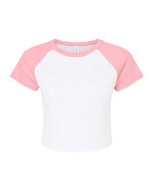BELLA + CANVAS Women's Micro Rib Raglan Baby Tee - Image 31