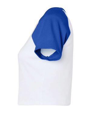 BELLA + CANVAS Women's Micro Rib Raglan Baby Tee - Image 45