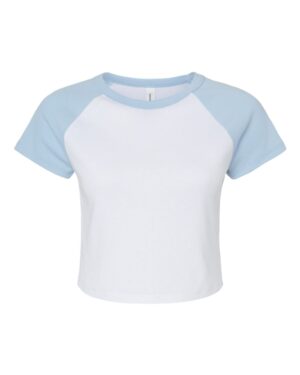 BELLA + CANVAS Women's Micro Rib Raglan Baby Tee - Image 7