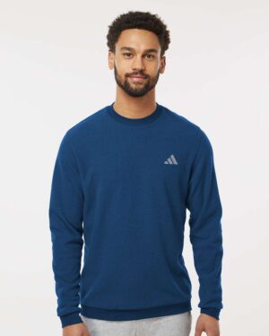 Adidas Men's Terry Loop Crewneck Sweatshirt - Image 10