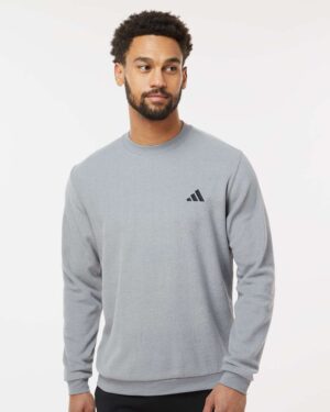 Adidas Men's Terry Loop Crewneck Sweatshirt - Image 16